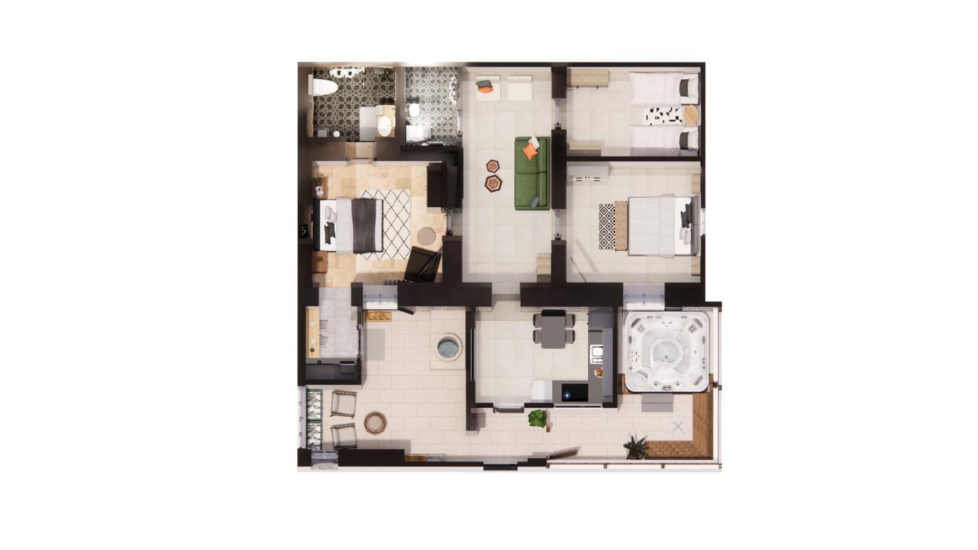 Mamilla View- Suites & Apt Hotel Yerusalem Ruang foto